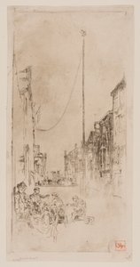 Der venezianische Mast von James Abbott McNeill Whistler