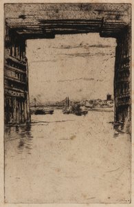 Unter der alten Battersea-Brücke