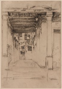 Venezianischer Hof von James Abbott McNeill Whistler