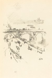 Waterloo-Brücke von James Abbott McNeill Whistler
