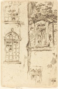 Fenster gegenüber dem Hotel, Bourges