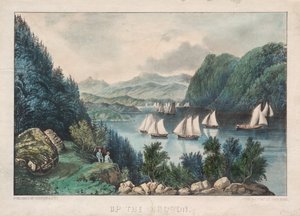 Am Hudson, um 1857-72 von James Merritt Ives