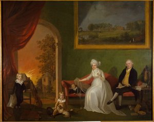 Porträt von Robert Mynors und seiner Familie von James Millar