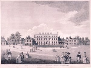 Ostfront des Buckingham House, Westminster, London, 1796