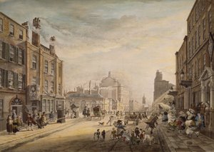 Blick auf den Hanover Square mit Holles Street, London