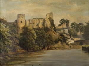Die Burg, Barnard Castle von James Miller Brown