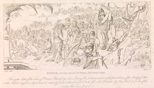 Entwürfe für den großen Raum der Gesellschaft der Künste (4 von 1 Blatt) von James Mitan