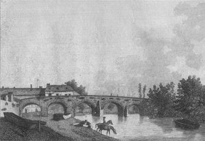 Maidstone-Brücke, Kent. Pl. 2, 1787 von James Newton