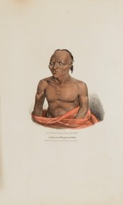 ASH-E-TAA-NA-QUET; Ein berühmter Chippeway-Häuptling, aus dem Aboriginal Portfolio