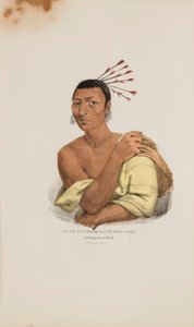 AT-TE-CONSE oder das junge Rentier; Ein Chippeway-Häuptling, aus dem Aboriginal Portfolio von James Otto Lewis