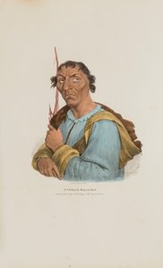 Ein berühmter Ottawa-Häuptling, aus dem Aboriginal Portfolio von James Otto Lewis