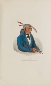 Ein junger Miami-Häuptling, aus The Aboriginal Portfolio von James Otto Lewis