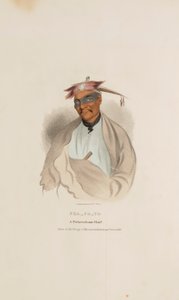 CHA-CO-TO, ein Pottowattomie-Häuptling, aus dem Aboriginal Portfolio von James Otto Lewis