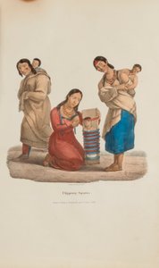 Chippeway-Frauen, aus The Aboriginal Portfolio von James Otto Lewis