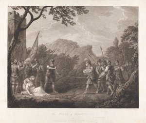 Der Fall von Aganecca, 1783 von James Parker