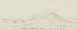 Skizze des Erscheinungsbildes der russischen Armee, 152.000 Mann bei der großen Parade, 10. September 1815 von James Pattison Cockburn