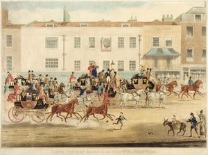 Nordland-Posten am Peakcock, Islington, 1838