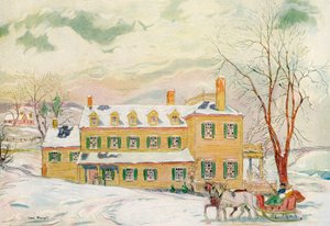 Das Kendall-Haus, Virginia, USA, 18. Jahrhundert, 1921 von James Preston