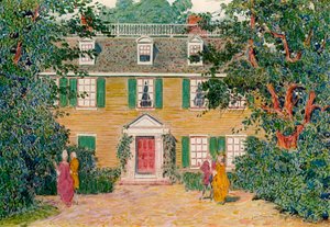 Das Quincy-Haus, Neuengland, USA, 18. Jahrhundert, 1921 von James Preston