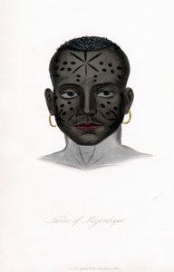 Einheimischer aus Mosambik, ca. 1850