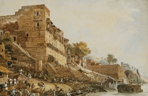 Der Mann Mundil oder Hindoo-Observatorium, Benares 1829 von James Prinsep