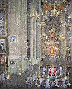 Verehrung der Virgen del Rosario, das Kloster von San Domingo, 2001 von James Reeve