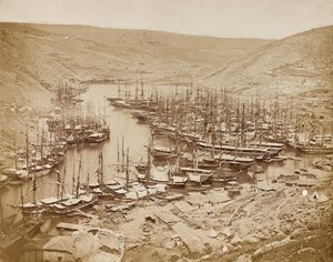 Hafen von Balaklava, Blick nach Norden, 1856