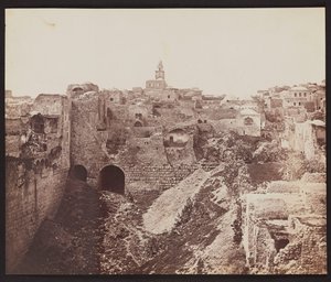 Teich von Bethesda. Jerusalem von James Robertson