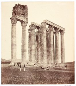 Tempel des olympischen Zeus, Athen von James Robertson