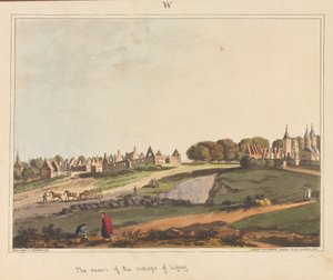 ?Die Ruinen des Dorfes Ligny?, 1815 von James Rouse