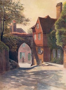 Burgtor und Museum, Guildford, 1911