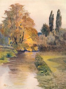 Ansicht auf die Wandle, 1912, 1914