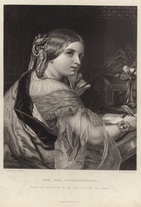Die schöne Korrespondentin von James Sant