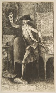Frontispiz zur 2. Ausgabe von Lord Stanhopes Beobachtungen zu Mr. Pitts Plan, 29. Mai 1786 von James Sayers