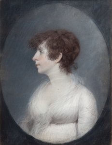 Lady Wilmot (Pastell auf grauem Papier)