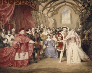 Das Bankett von Heinrich VIII. in York Place von James Stephanoff