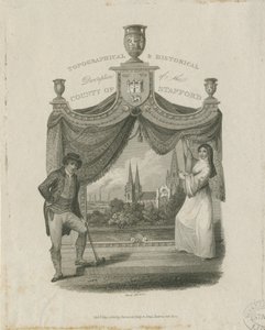 Lichfield Kathedrale - Südwestansicht von James Storer