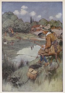 Illustration für Der vollkommene Angler von Izaak Walton von James Thorpe