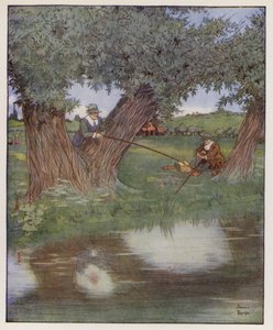 Illustration für Der vollkommene Angler von Izaak Walton von James Thorpe