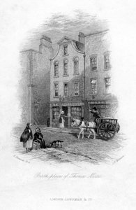 Der Geburtsort von Thomas Moore, Dublin, 19. Jahrhundert