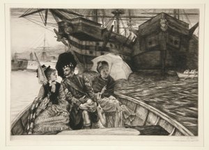 Zwischen den beiden schwankt mein Herz von James Tissot
