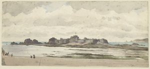Schloss oder Festung an der Küste