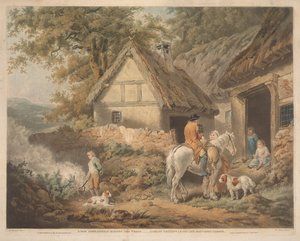 Ein Junge beim Unkrautverbrennen von James Ward