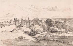 Lea Castle von oberhalb der Wälder von James Ward