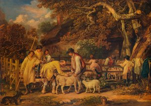Schafschur, 1828, 1938