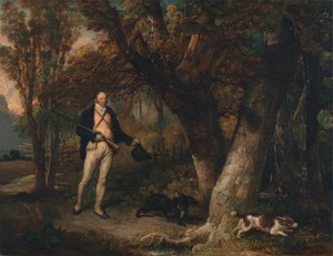 Der Reverend Thomas Levett und Lieblingshunde, Hahnschießen von James Ward