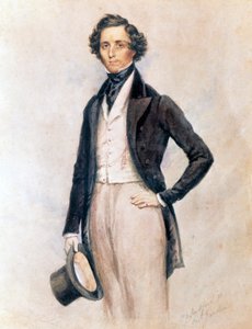Porträt von Felix Mendelssohn Bartholdy von James Warren (after) Childe