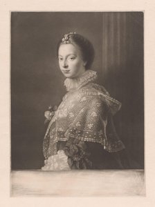 Porträt von Janet Erskine von James Watson (prentmaker)