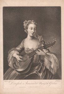 Häusliche Unterhaltung: Gitarre spielen von James Watson