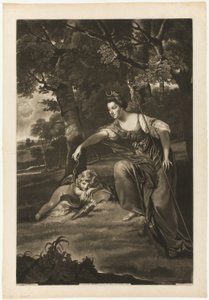 Elizabeth, Herzogin von Manchester und ihr Sohn von James Watson